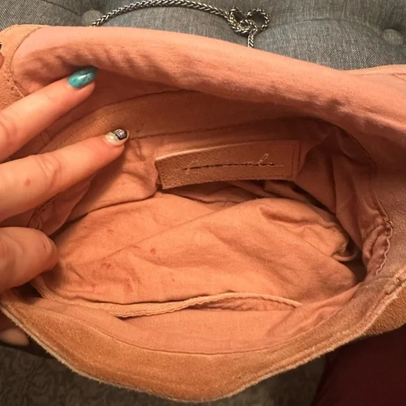 Free people slouchy suede crossbody sling bag - Picture 14 of 15